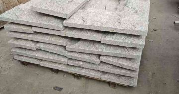 武汉芝麻白蘑菇石，自然面