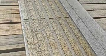 武汉黄金麻盲道石 盲条