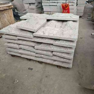 武汉芝麻白蘑菇石，自然面