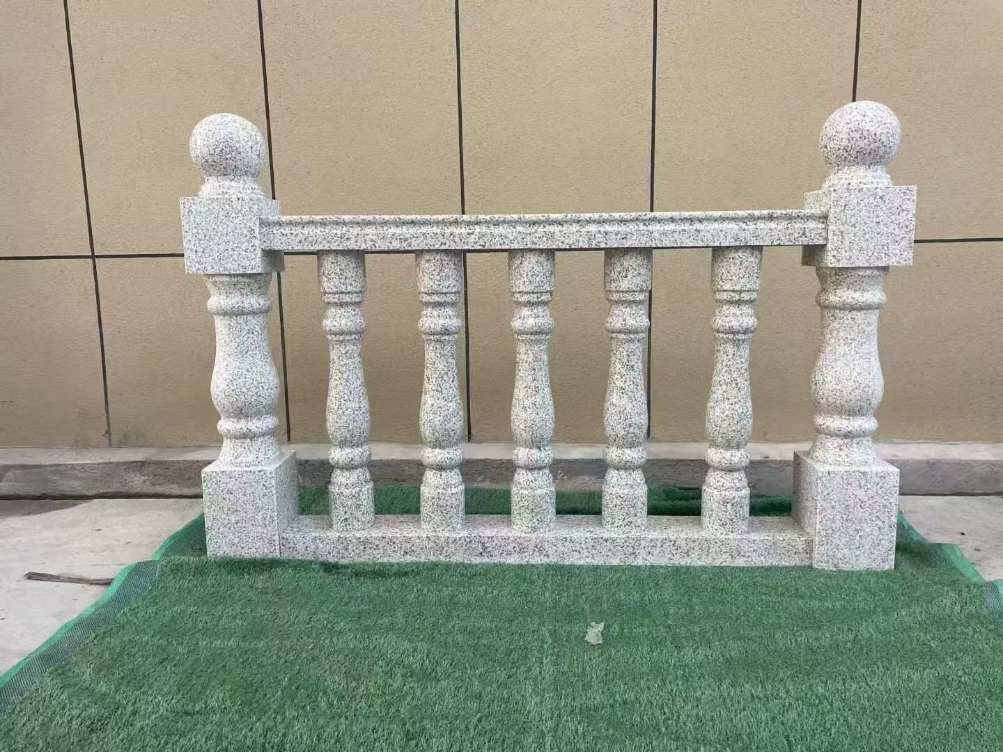 武汉芝麻白阳台栏杆 花岗岩栏杆