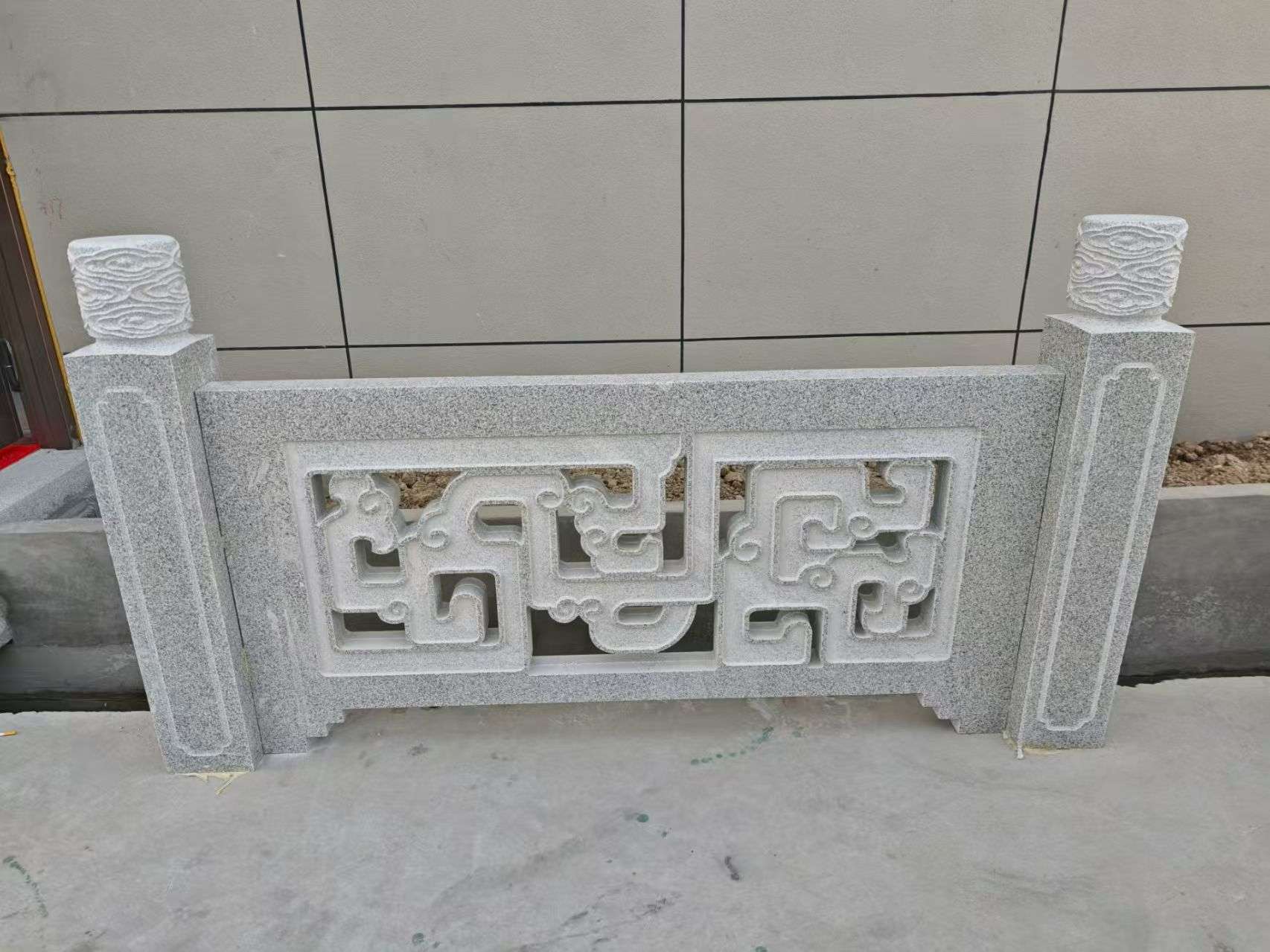 武汉芝麻白河道栏杆 桥栏杆
