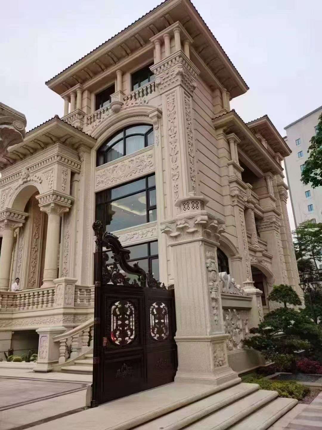 武汉黄金麻别墅外墙异形定制